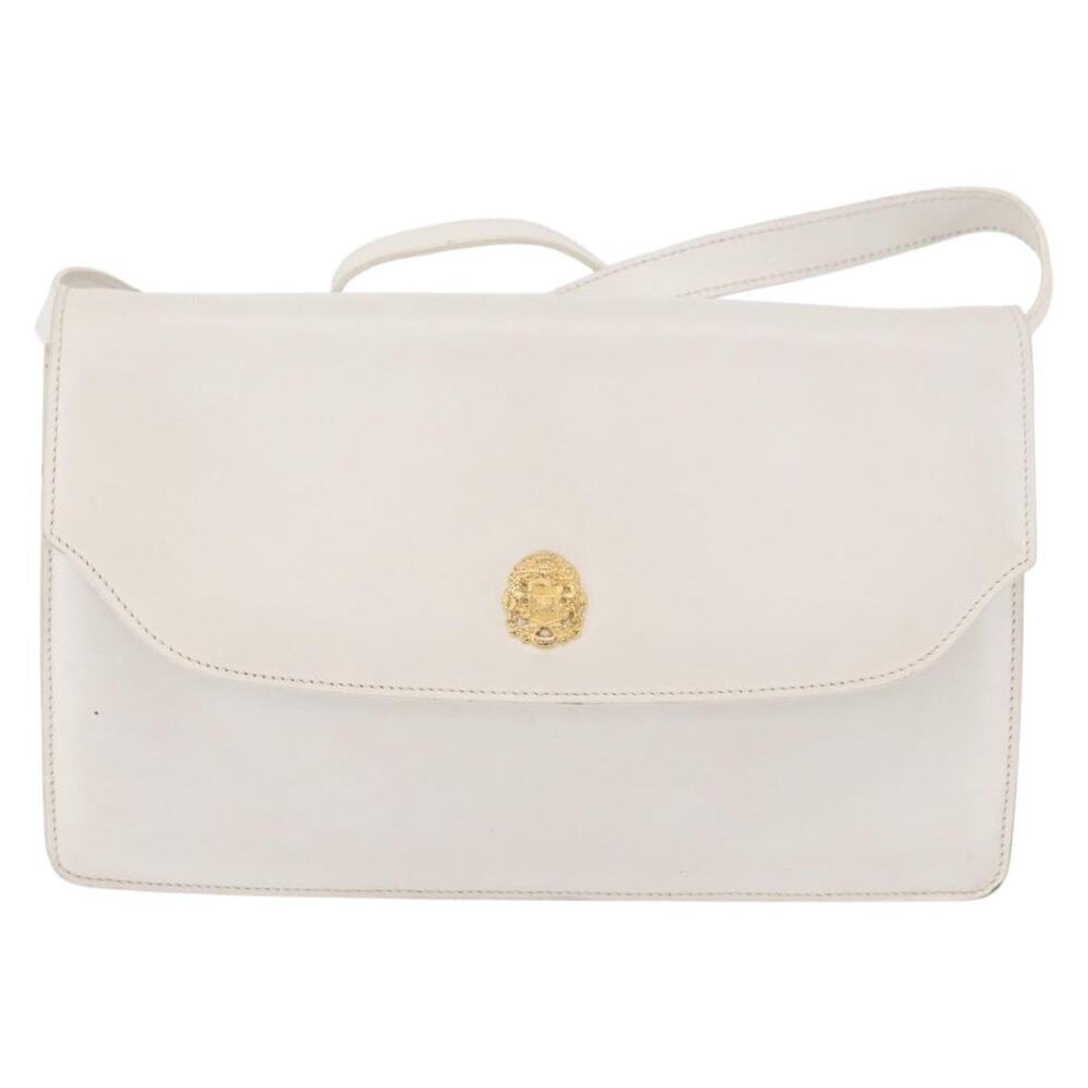 Celine Triomphe Shoulder Bag White